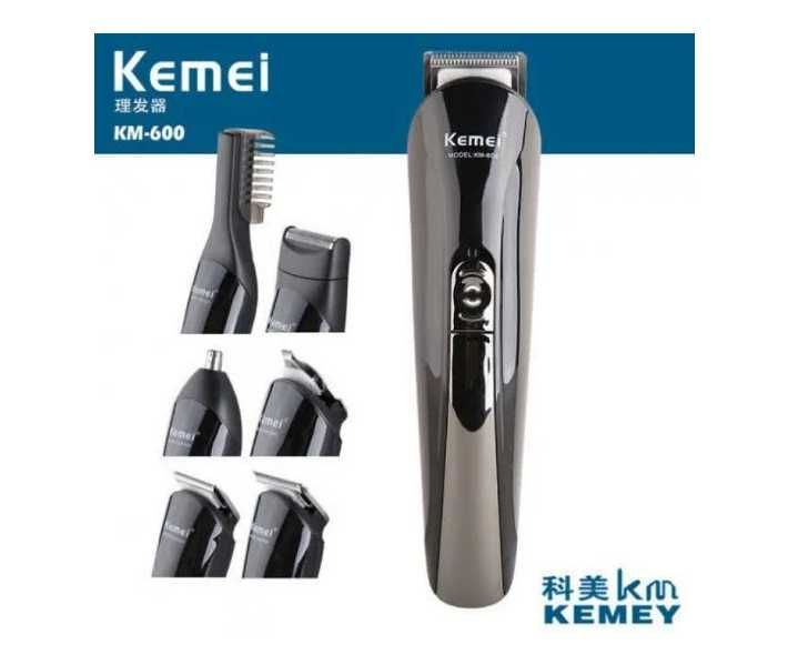 Акумуляторна машинка для стриження волосся й бороди вусів Kemei KM-600