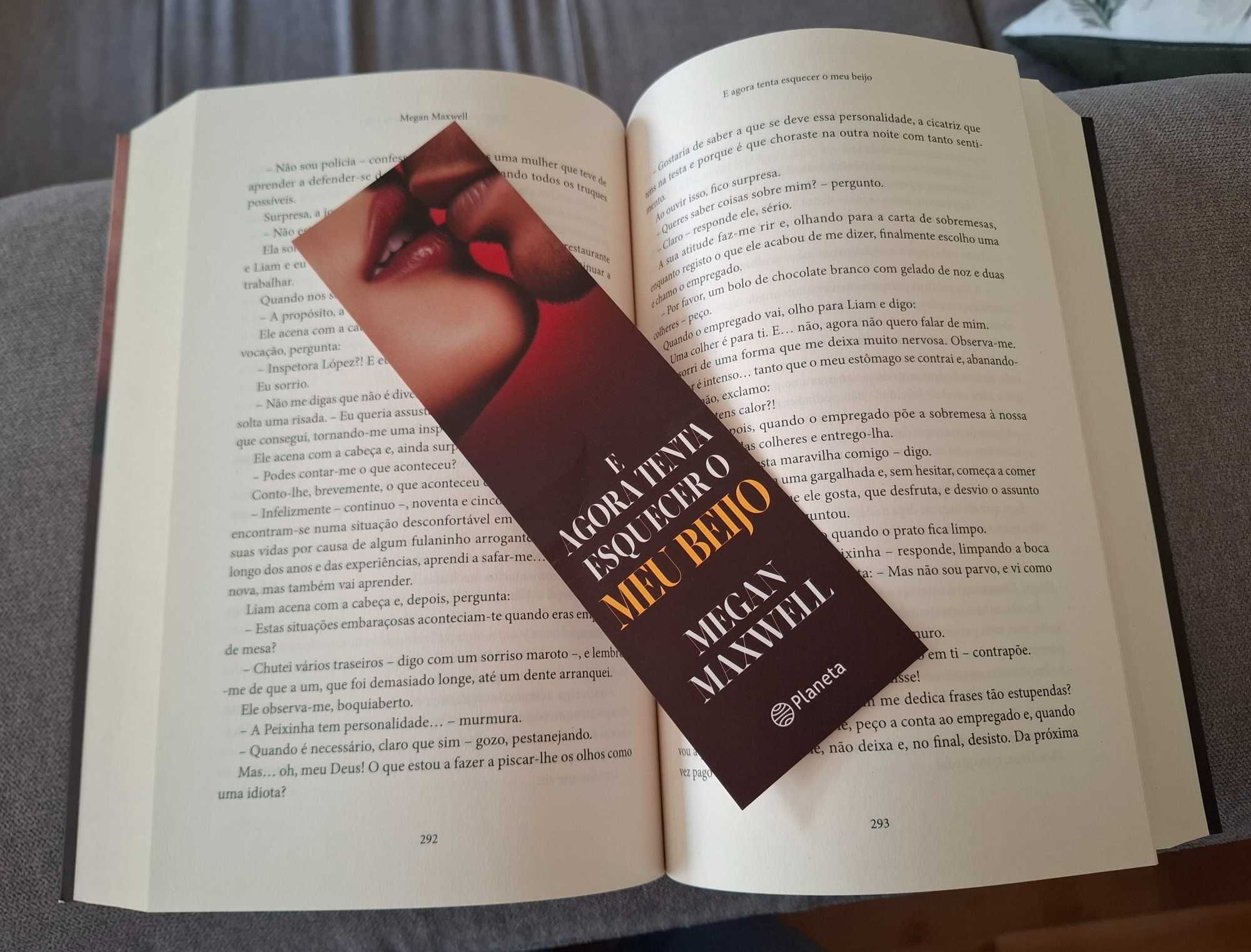 Livro de Megan Maxwell "E agora tenta esquecer o meu beijo" 2025