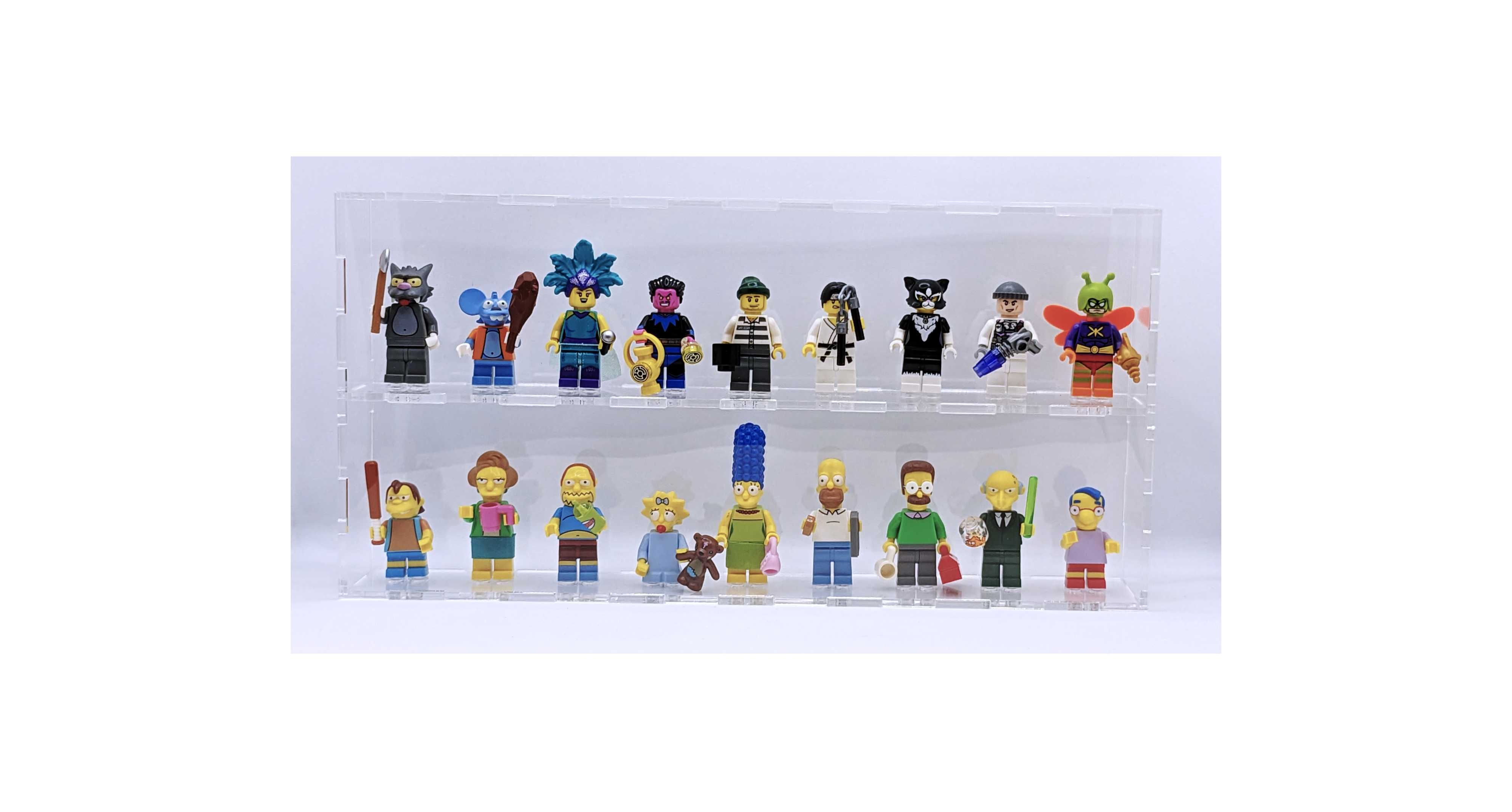 Pudełko Na 18szt. LEGO Minifigurka Gablotka LEGO Figurka LEGO Ludzik