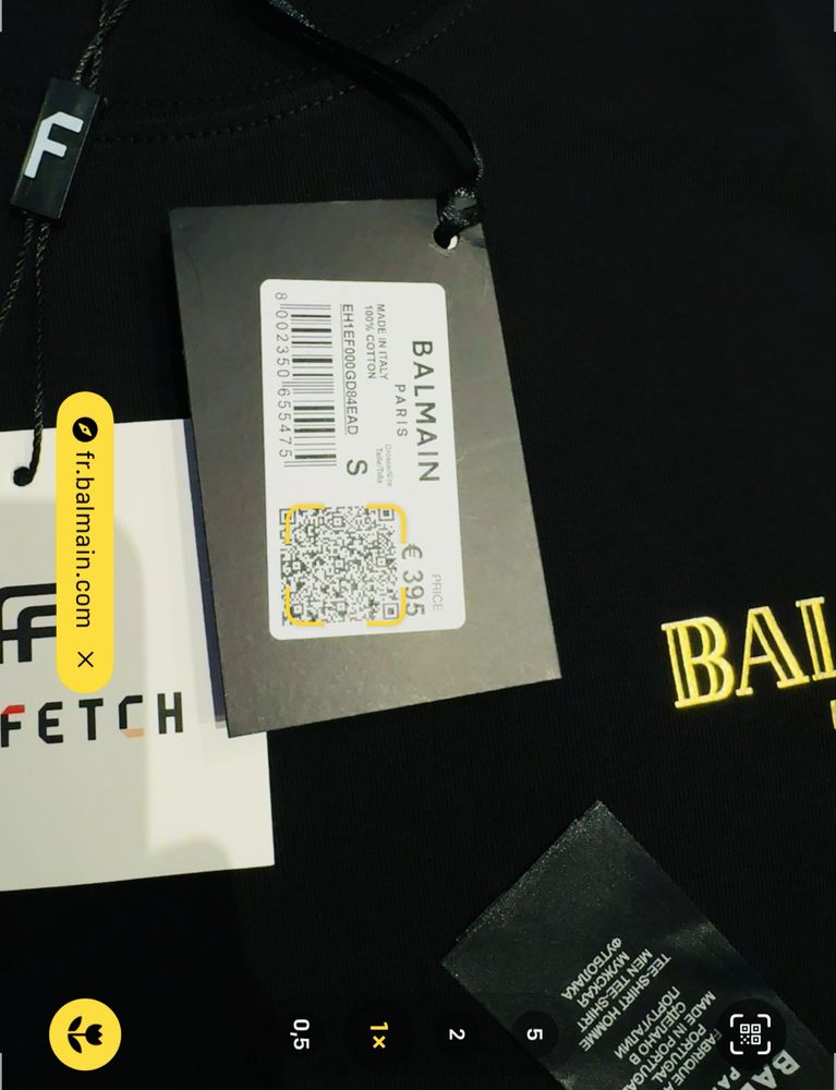 Balmain koszulka męska t-shirt
