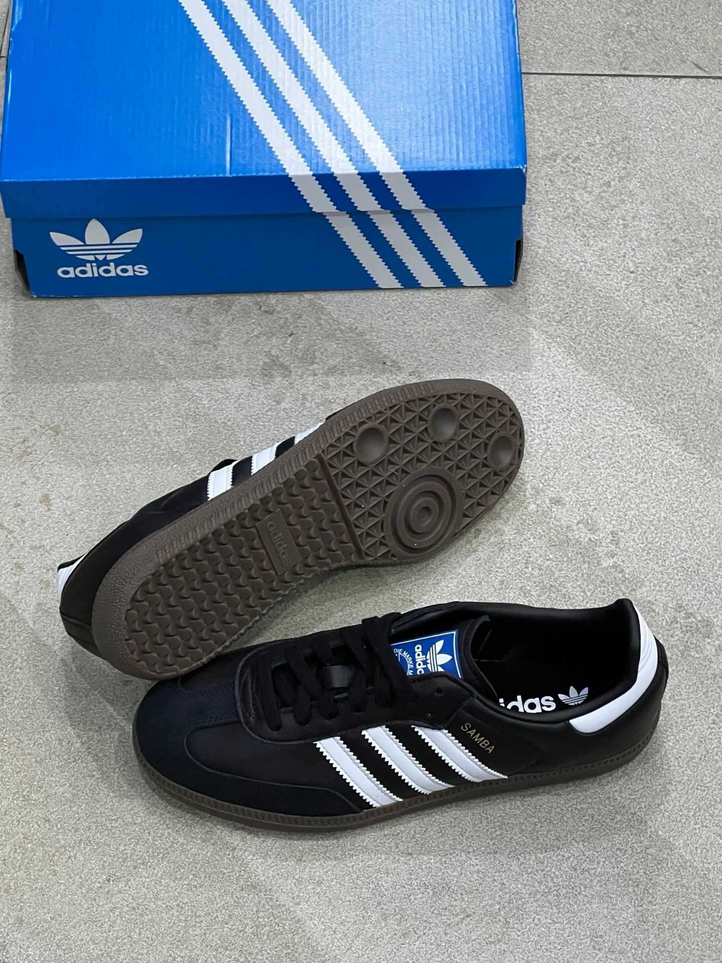 Nowe\B75807*adidas^SambaOG*|Czarny ButyUnisexTrampki.40.5