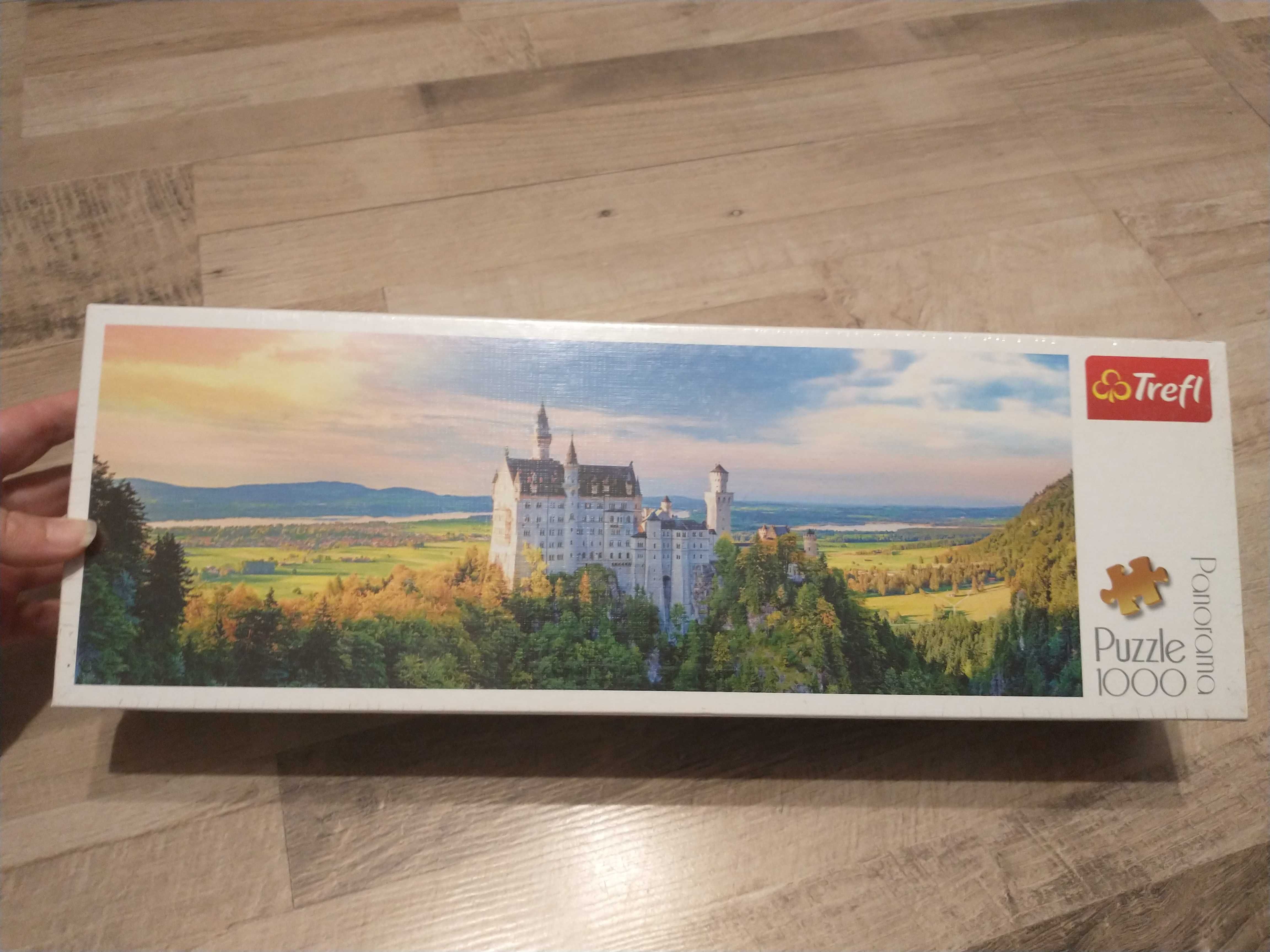 Puzzle 1000 panorama Zamek Neuschwanstein