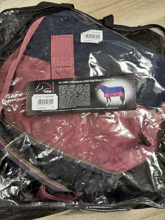 Derka z kapturem przeciwdeszczowa hkm nowa 75cm