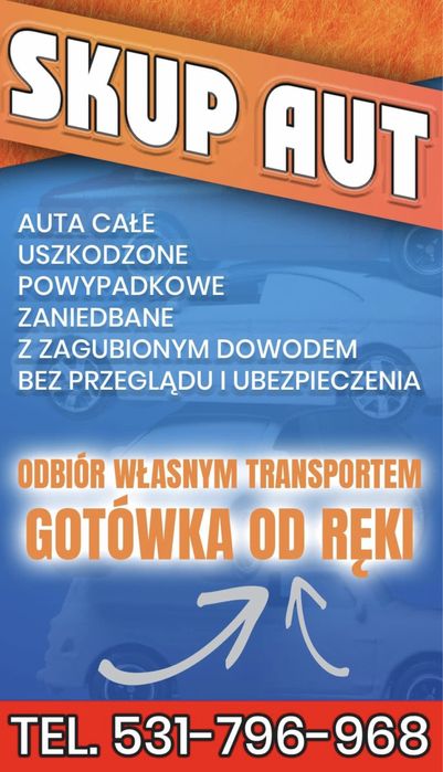 Skup aut w każdym stanie – gotówka od ręki + złomowanie