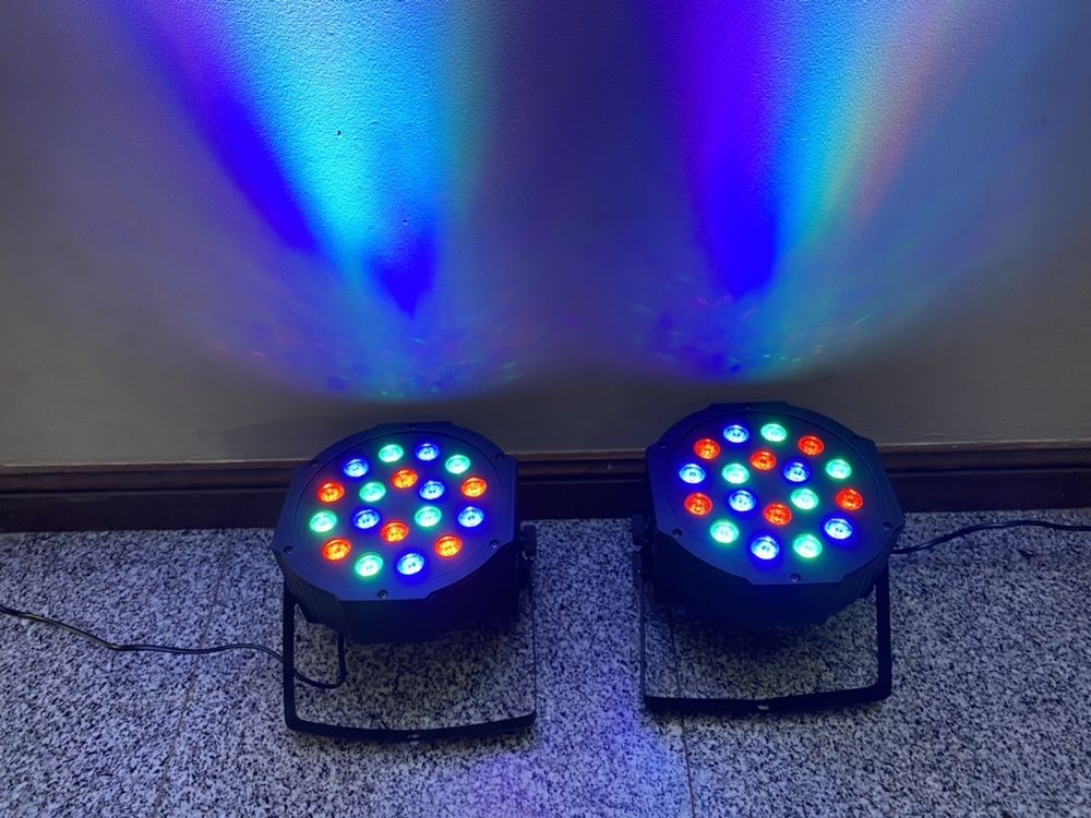 Projetor RGB 18 leds