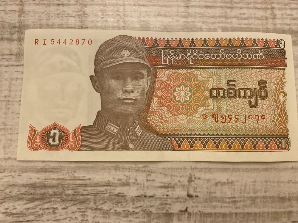 Banknot z Myanmaru