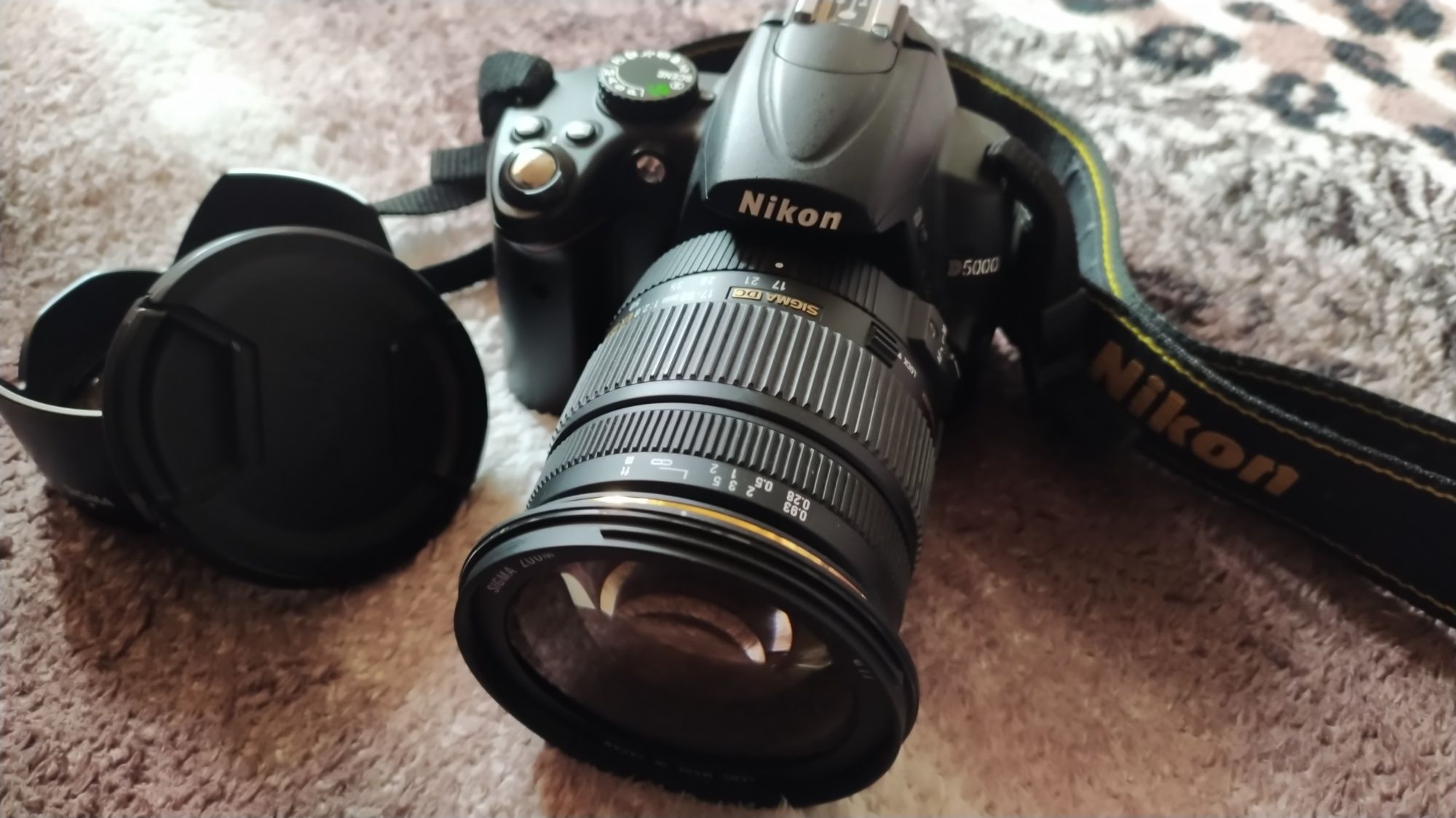 Nikon d5000 с объективом Sigma zoom 17-50 EX DC