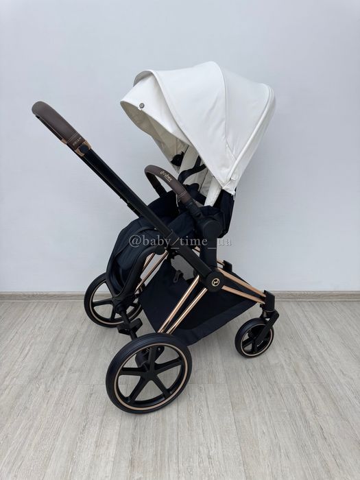 Cybex Priam 4.0 Rose Gold&Off White коляска Сайбекс Пріам 2025 (2в1)
