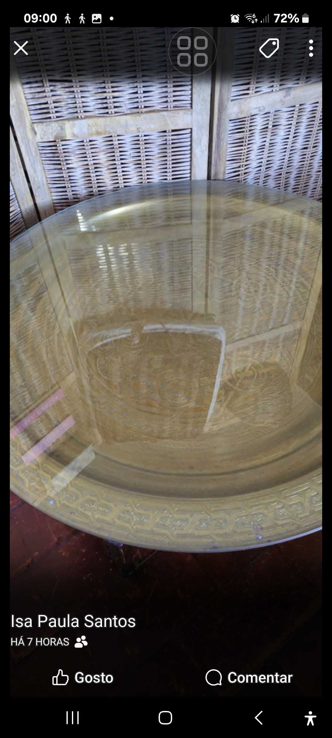 Mesa de centro marroquina/ centenária