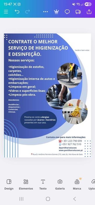 Limpeza de Estofos, Carpetes