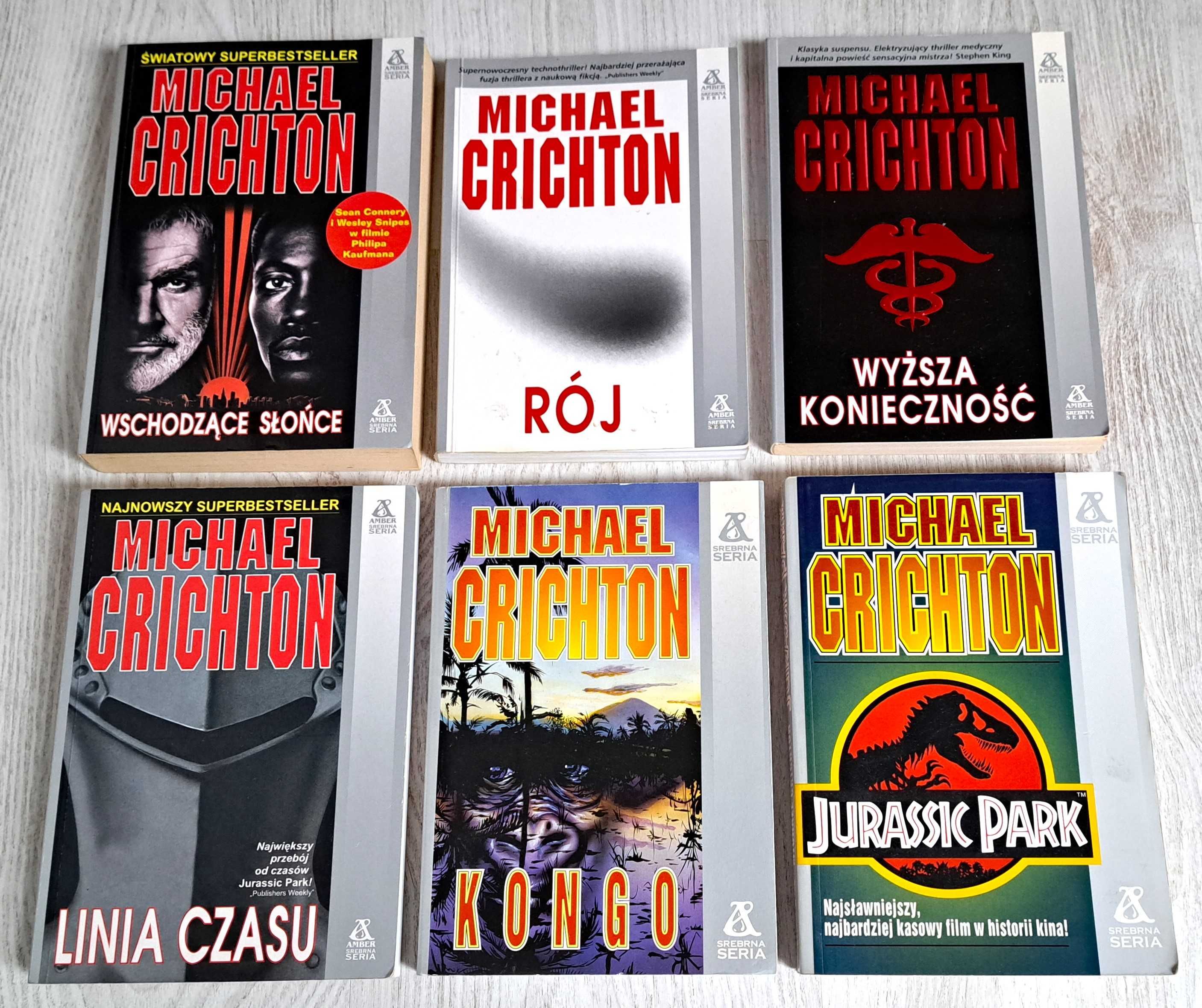 Crichton Kongo Wschodzące słońc Rój Linia czasu Jurassic Park Jurajski