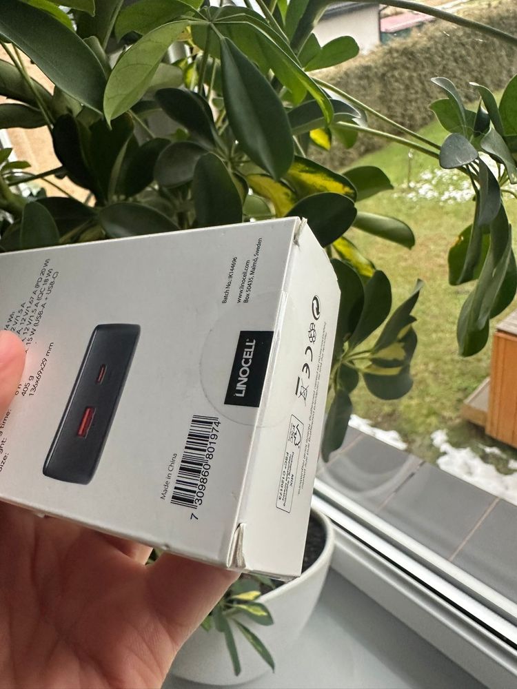 Linocell PowerBank 20 000 mAh czarny TOMI-TECH
