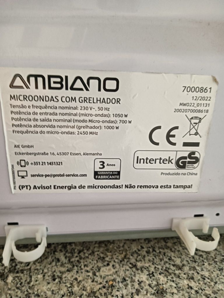 Microondas Ambiano