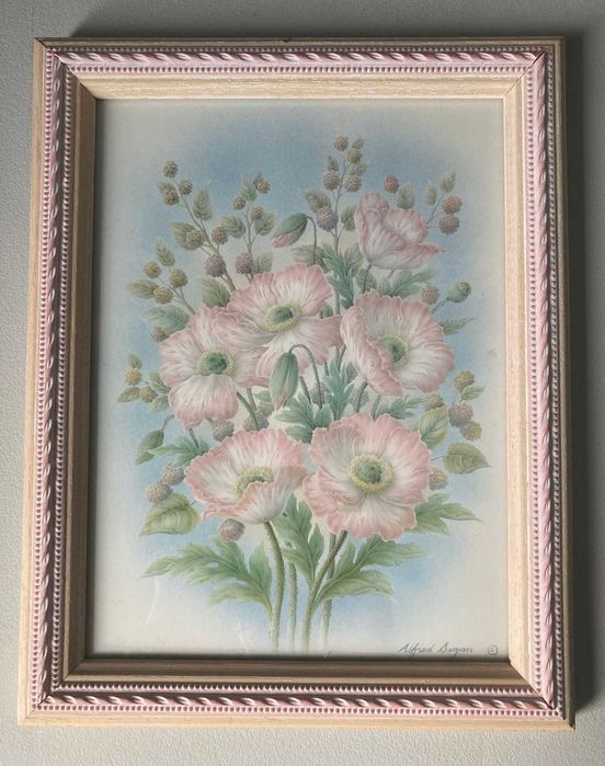 Quadro com Imagem de Flores (~23.5 x 18.5cm)