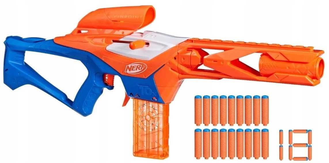 Nowa Hasbro Nerf N-Series Wyrzutnia PINPOINT F8621