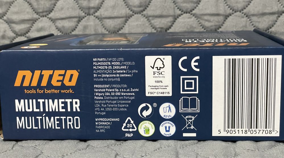 Multimetr Niteo nowe