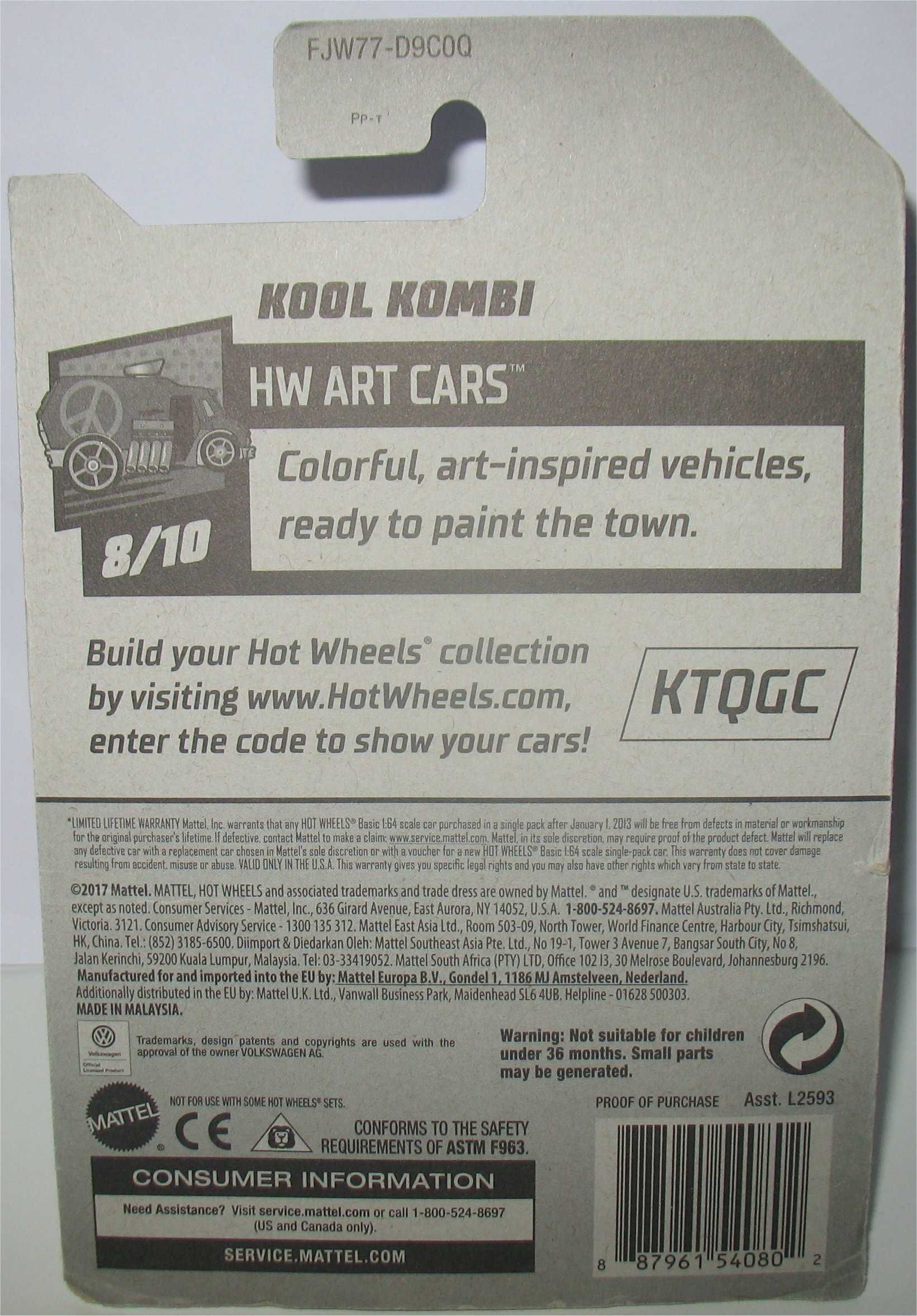 Hot Wheels - Volkswagen Kool Kombi (Longo - 2018)