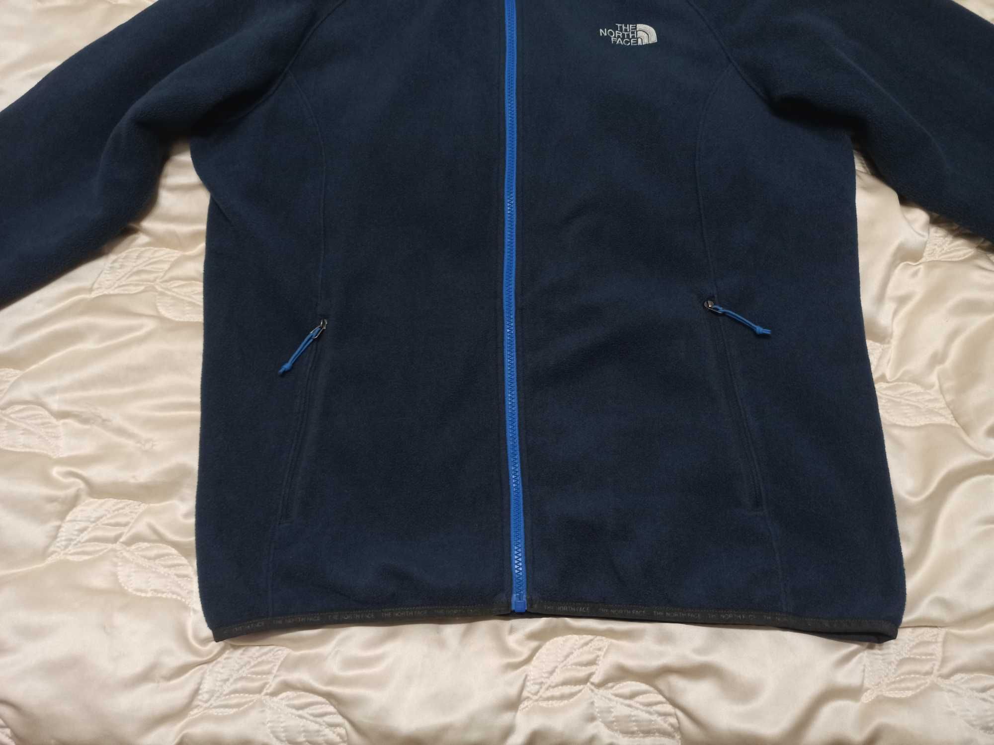 Męski polar bluza trekkingowa polarowa The North Face Polartec L bdb