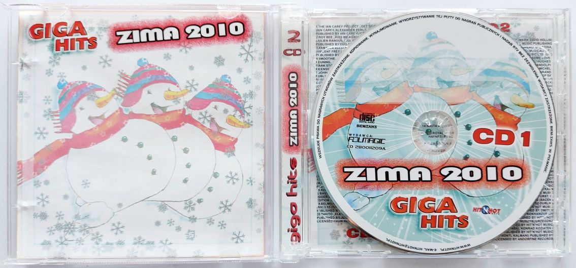 Giga Hits Zima 2010 2CD 2009r Captain Hollywood Level 4 The Wizards