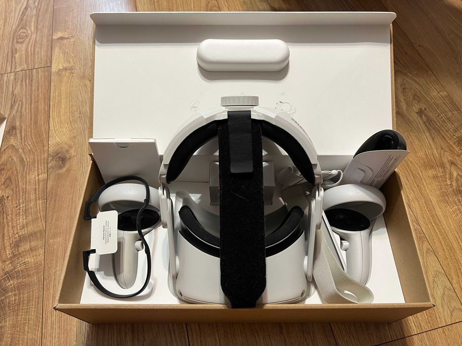 Zestaw Oculus Quest 2 128GB + Vortex Elite Strap + Vortex Kabel 5m