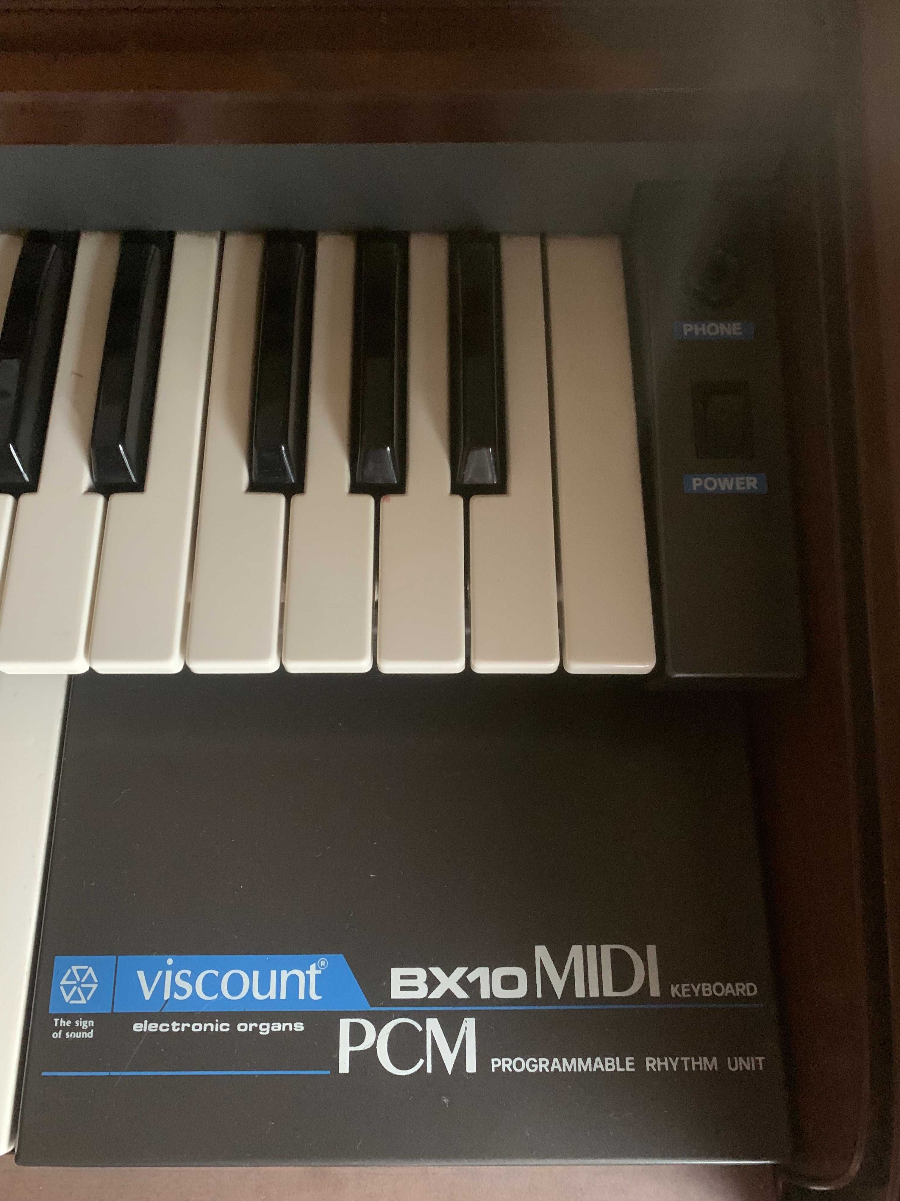 Órgão Viscount BX10 Midi Keyboard PCM
