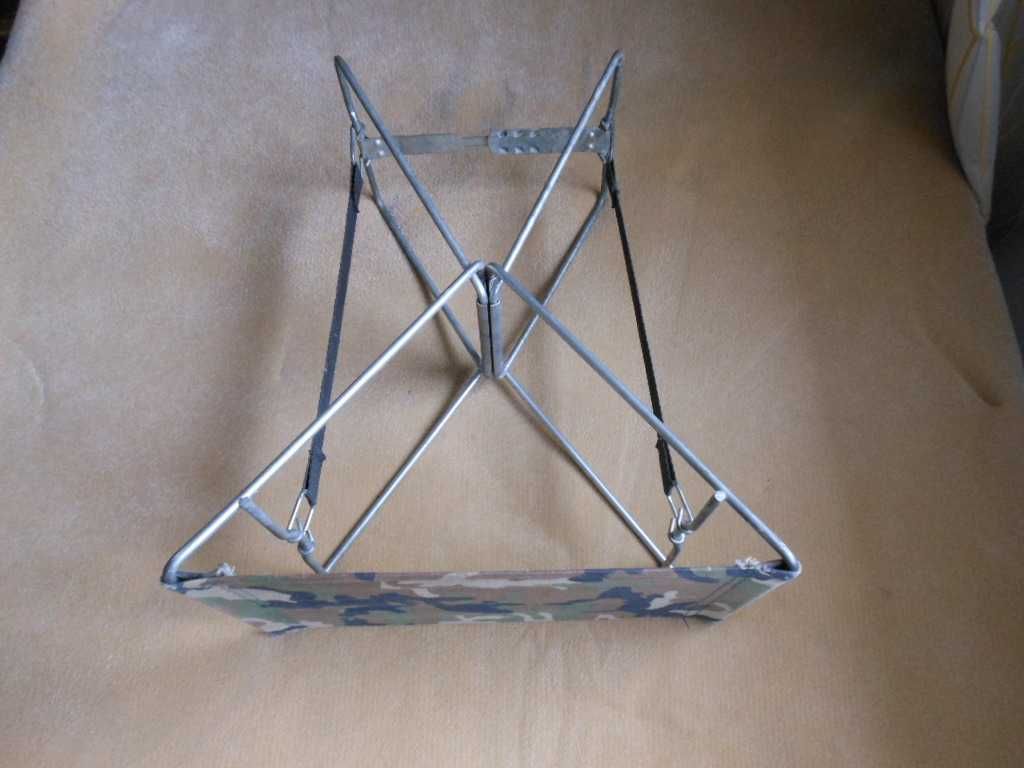 krzesełko wędkarskie składane solidne prl wędka kołowrotek