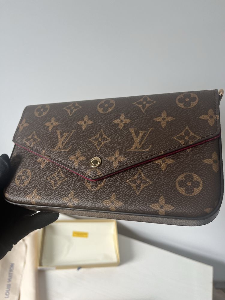 Сумочка клатч у стилі lv felicie