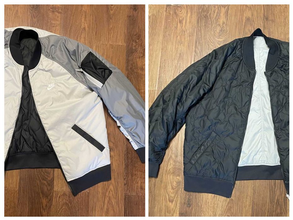 Бомбер Nike Sportswear Synthetic-Fill Reversible Bomber Jacket