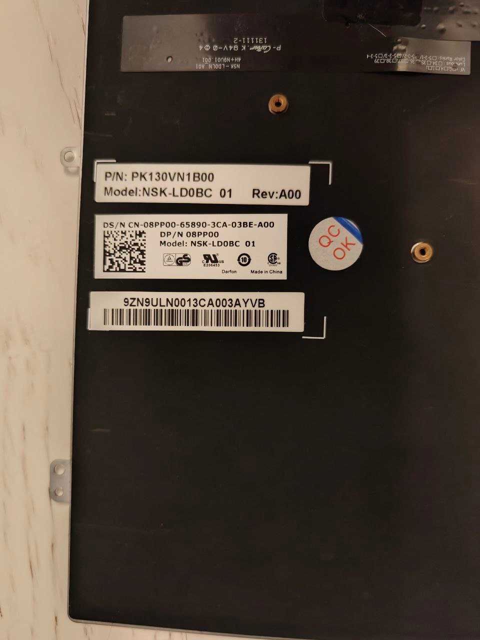 Dell Latitude E7440 клавіатура оригінал