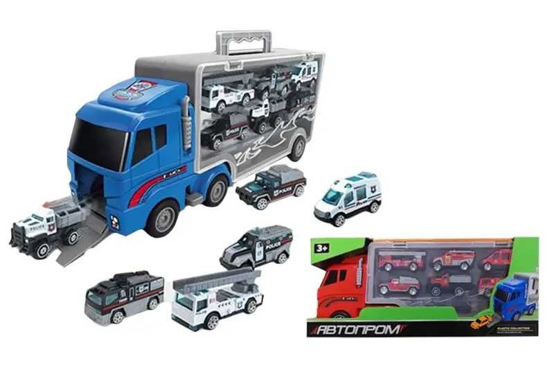 Фура, автовоз , трейлер зі спуском з машинками