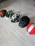 Sprzedam 4 kaski rowerowe 1 narciarski