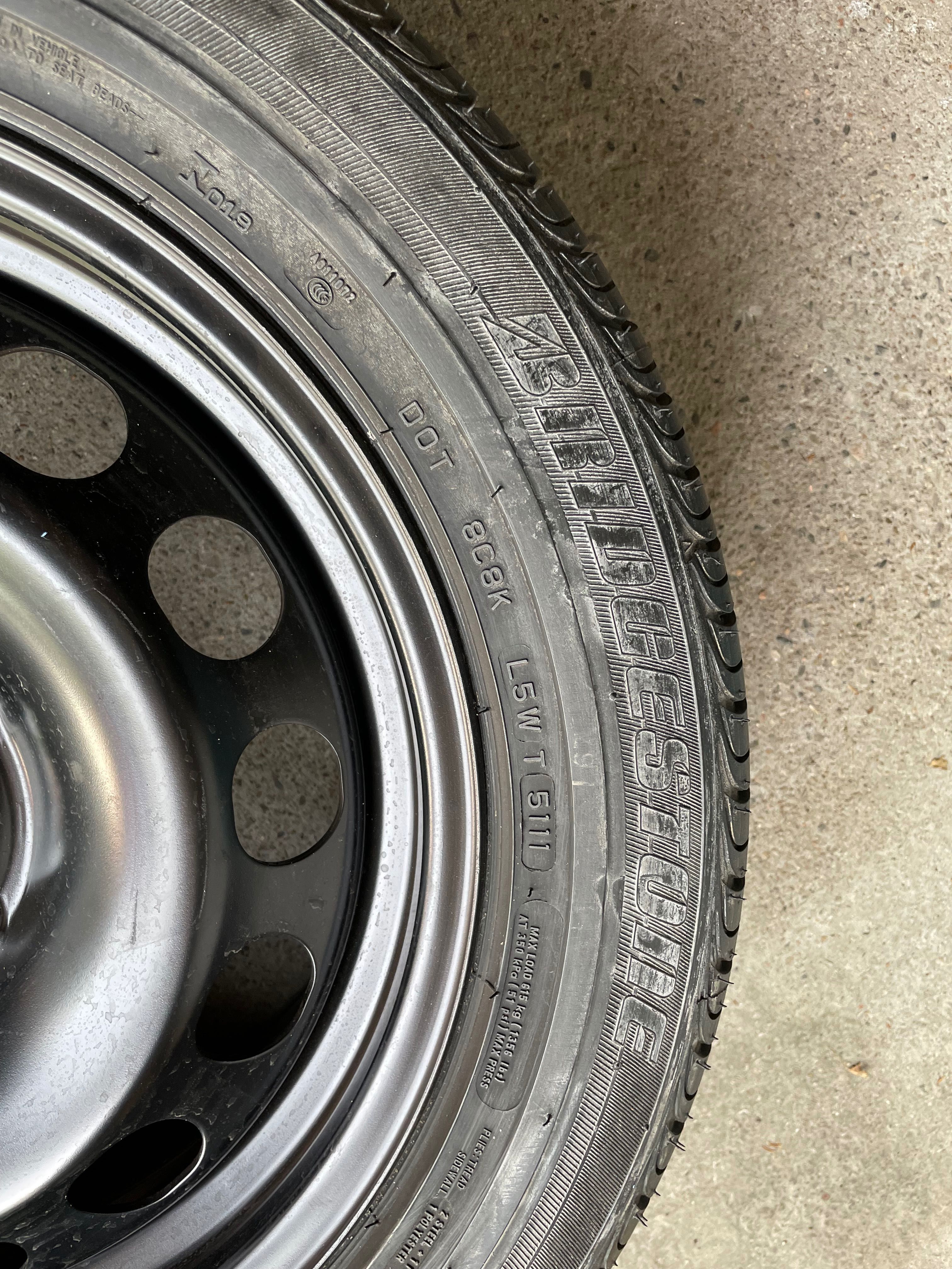 Bridgestone Turanza letnia na stalowej feldze 205/55 R16