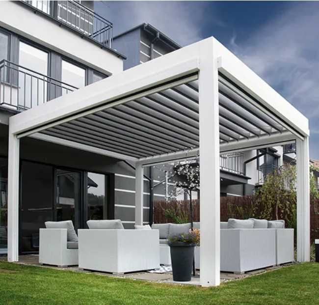 Pergola Aluminiowa Lamelowa oraz z Poliwęglanem