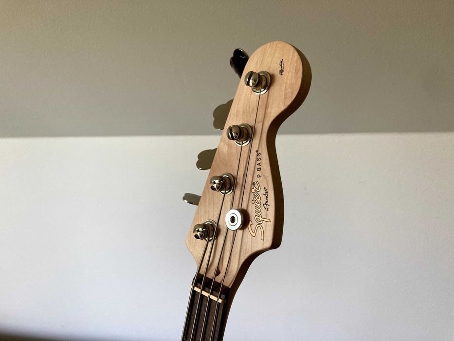 Gitara basowa Fender Squier PBass Precision Affinity PJ IL BK czarna