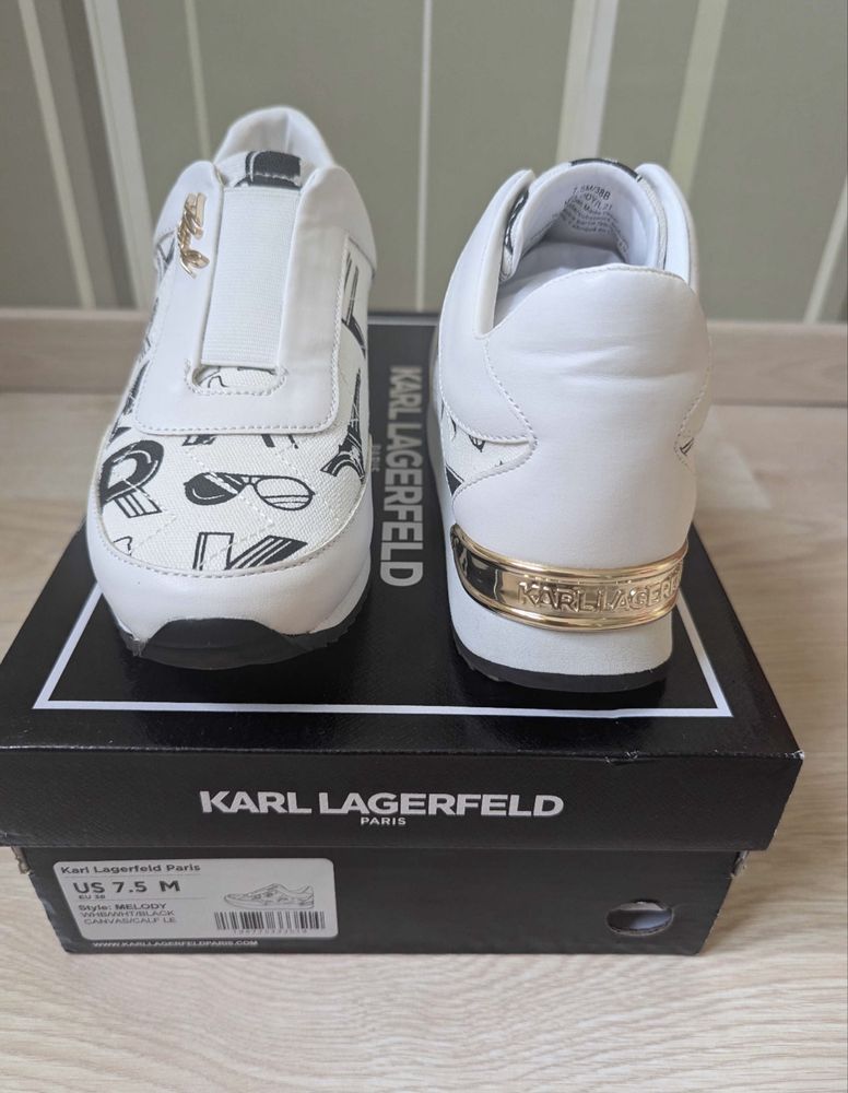 Новые кроссовки Karl Lagerfeld! Оригинал! Недорого! Очень удобные!