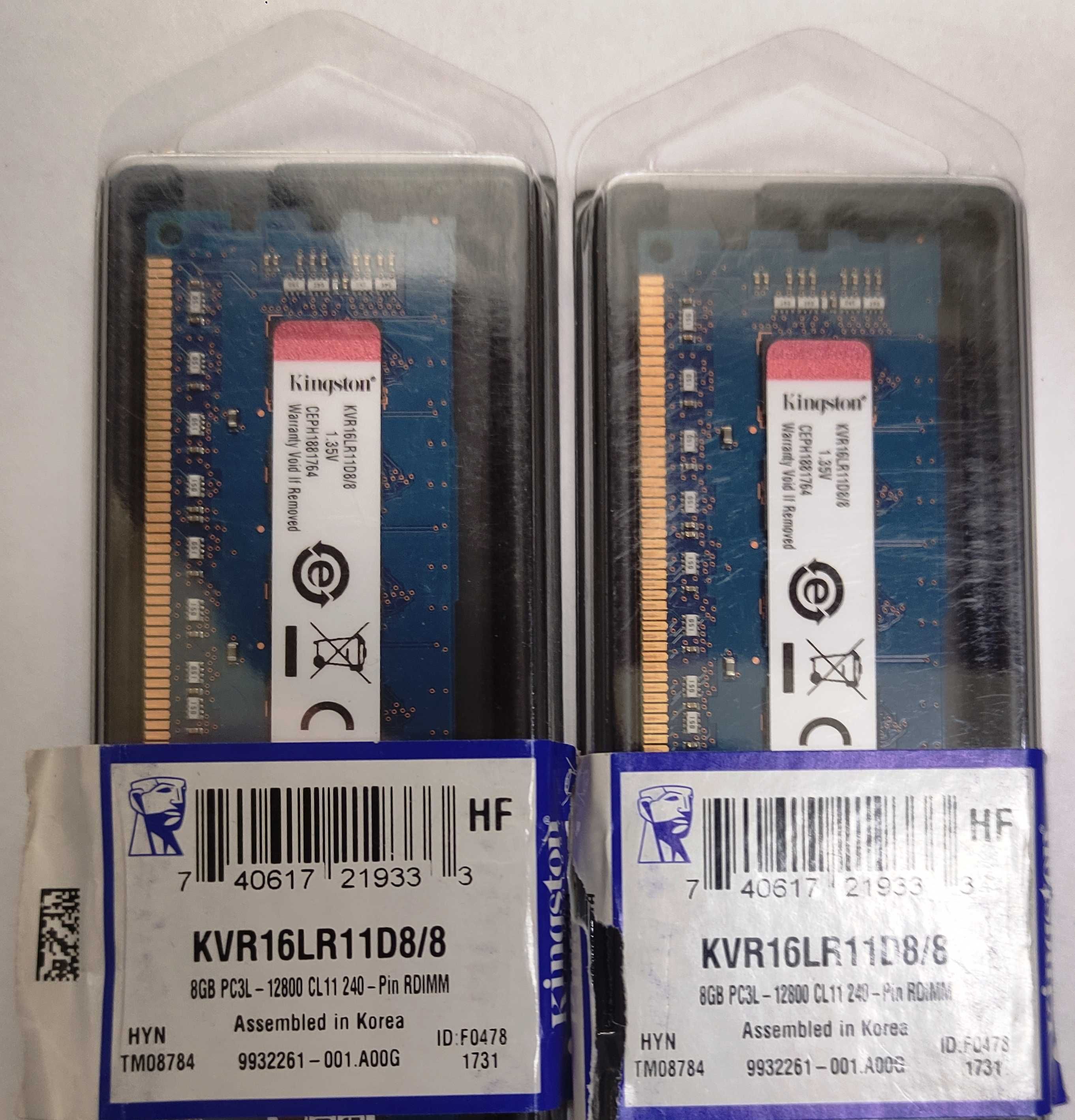 серверна оперативна пам'ять Kingston KVR16LR11D8/8 - 2 шт.
