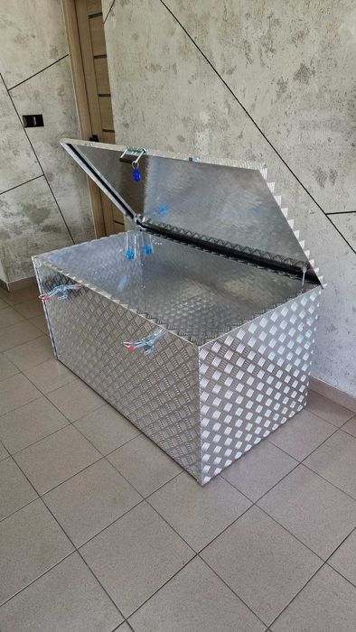 Skrzynia Narzędziowa Aluminiowa Ryflowana PRO