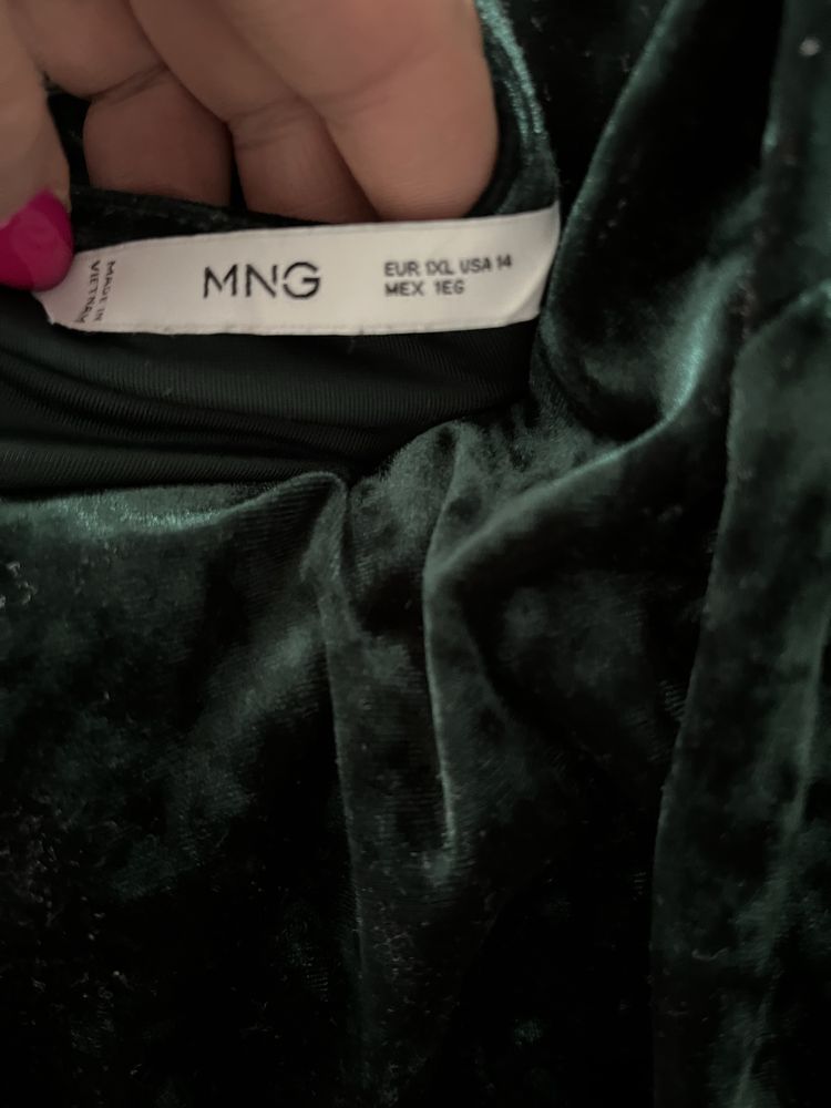 Sukienka welur Mango XL