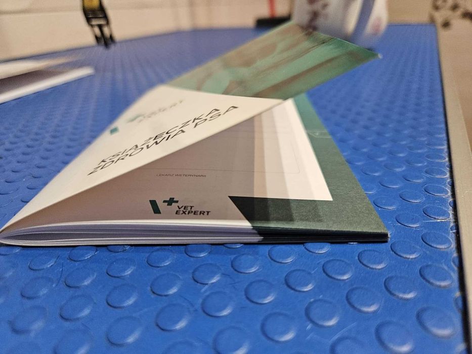 Książeczka zdrowia psa vetexpert Wyprzedaż 20 szt