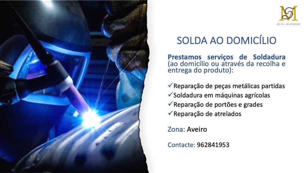 Serviço de soldadura.