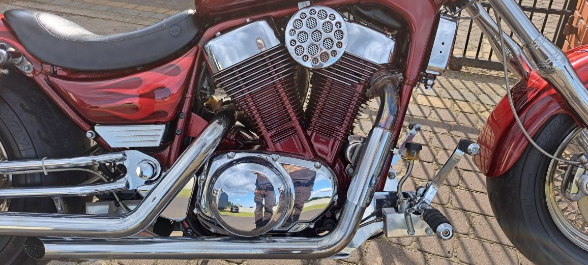 SUZUKI intruder 1400 jedyny taki Custom Bobber szerokie Koła aerograf