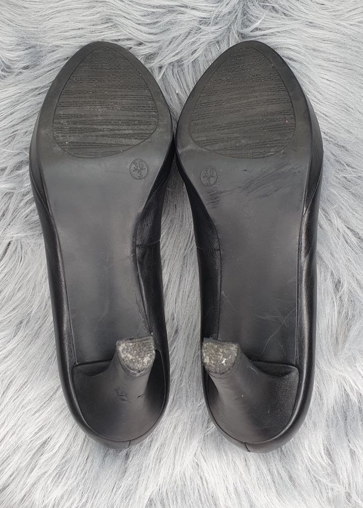 Skórzane buty na obcasie 5th Avenue Deichmann 36