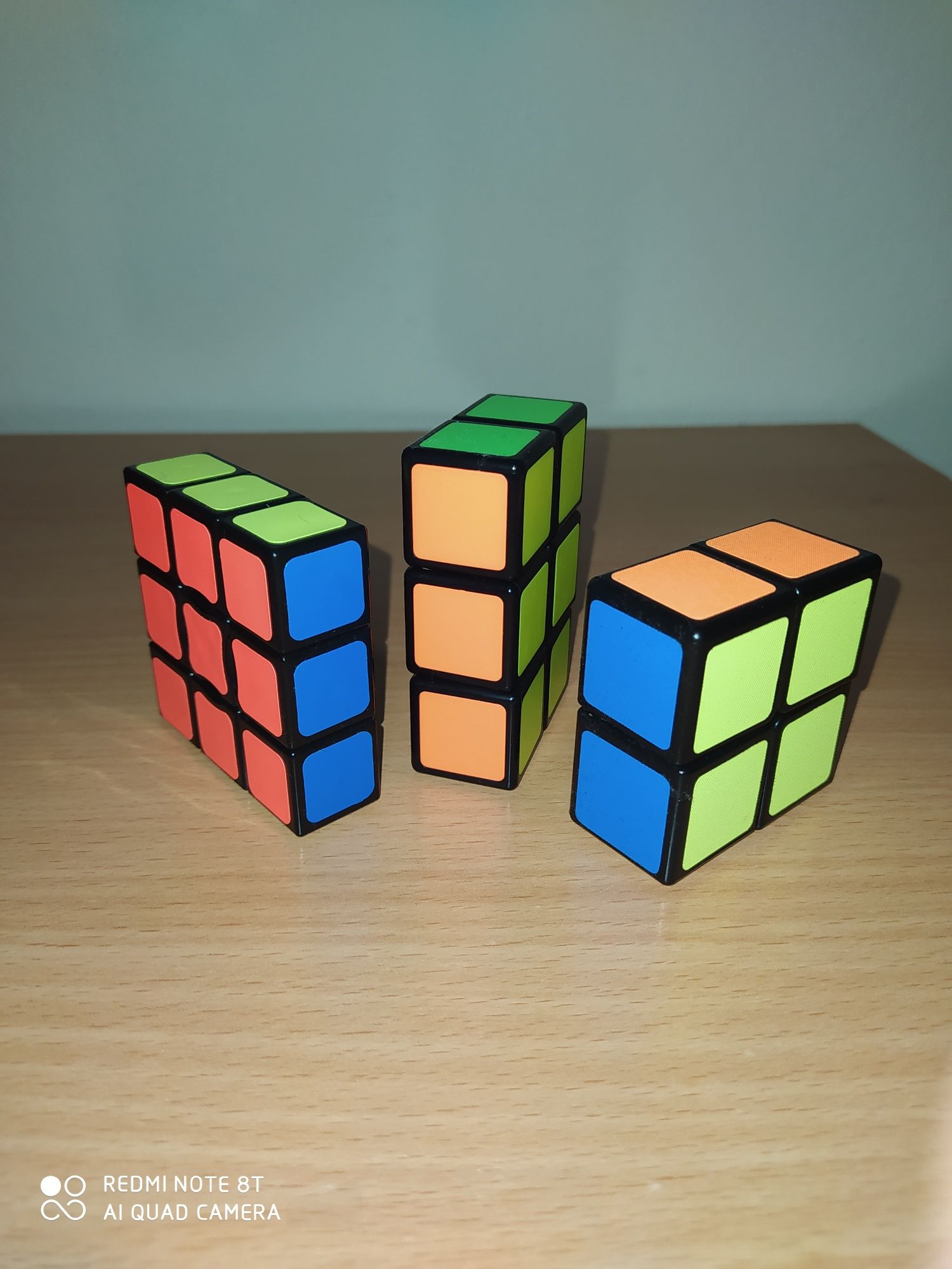 Cubo mágico - 1x2x2, 2x2x3, 2x3x3 e 1x2x3