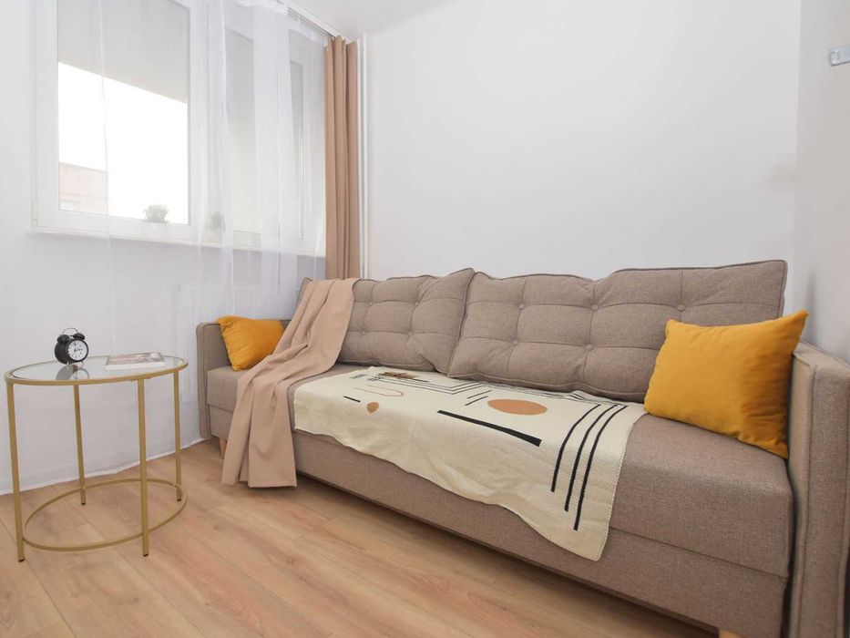 Nowa kawalerka oddzielna sypialnia balkon Dąbrowskiego Politechn 5min