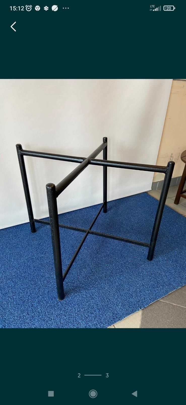 Solidne Metalowe Nogi do stołu,loft