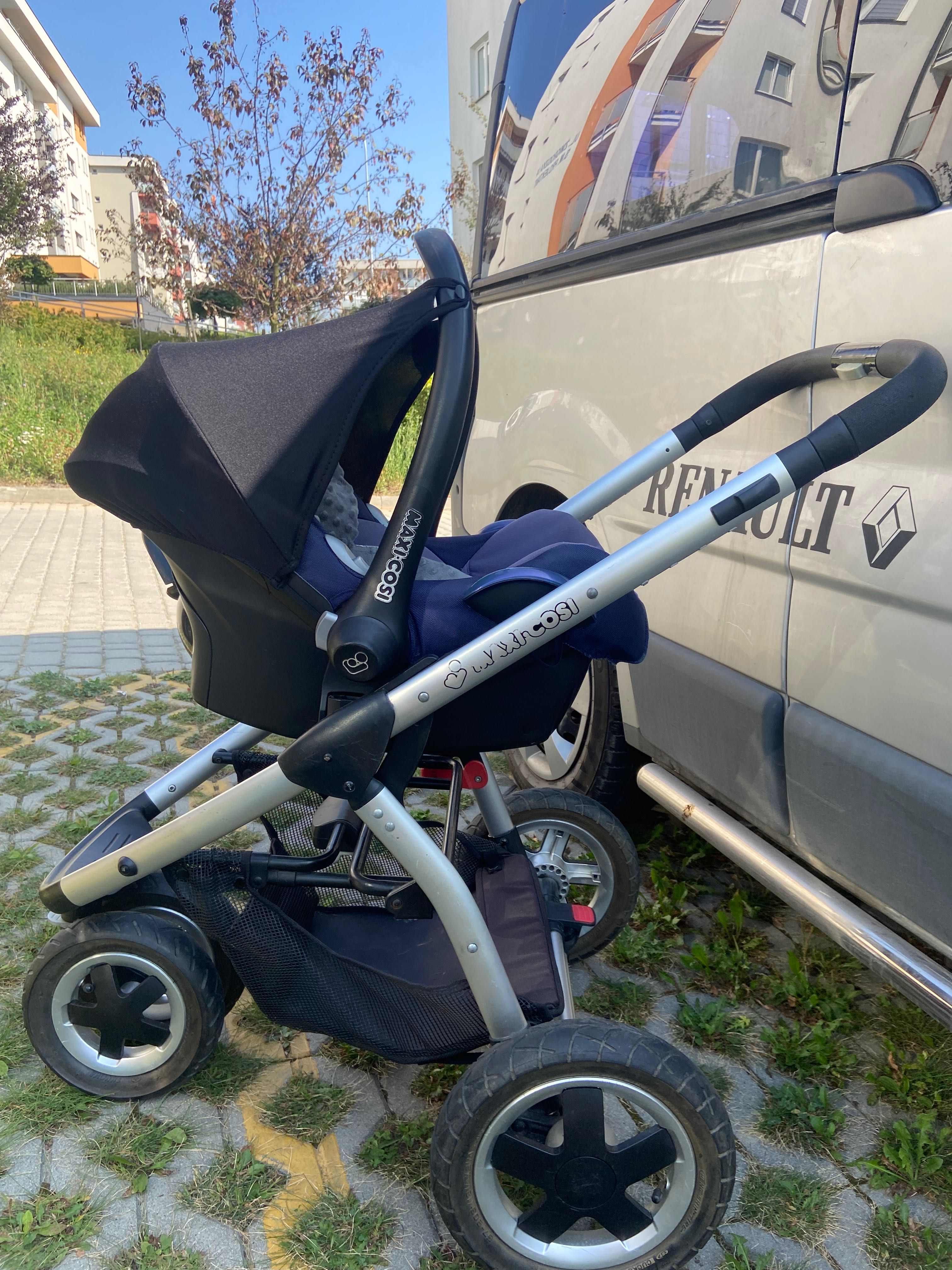 Wózek 3w1 maxi cosi mura