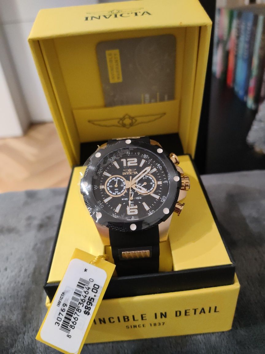Nowy oryginalny zegarek Invicta rozmiar 48mm z metką