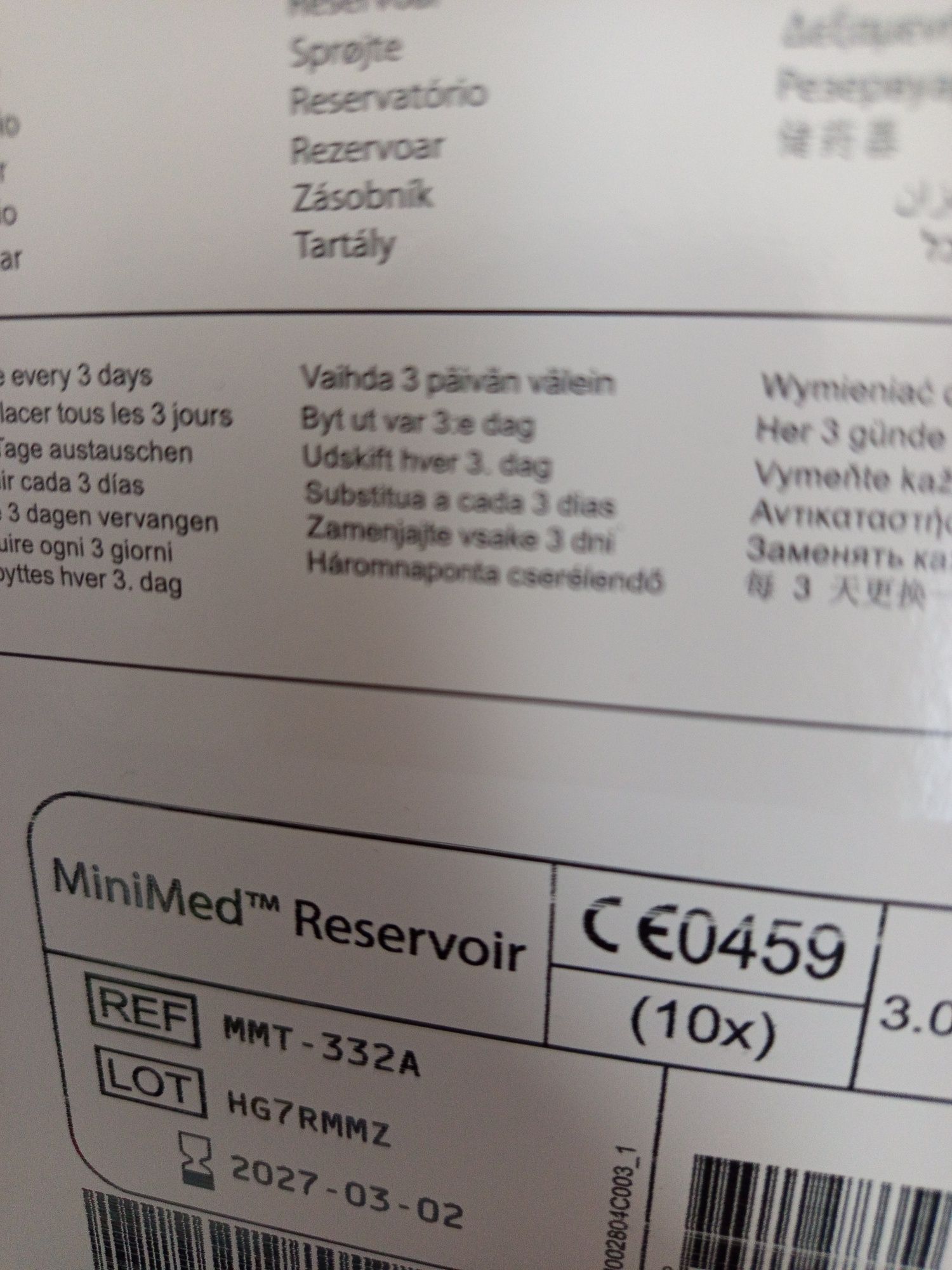 Zbiorniczki do pompy insulinowej