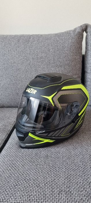 Kask motocyklowy Lazer Rafale + rękawice motocyklowe