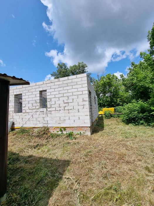 Вороніна. Продається розпочате будівництво дачного будинку .